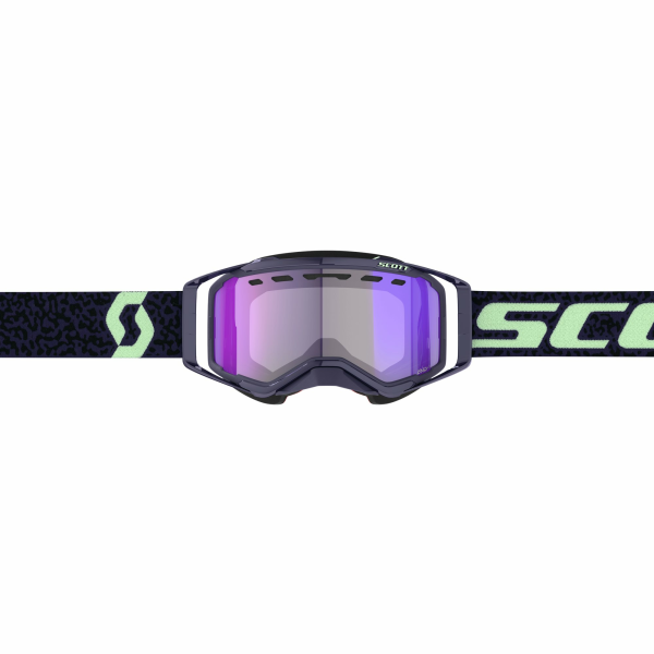 Scott Goggle Prospect Snow Cross LS dark purple/mint green / light sensitive blu-0