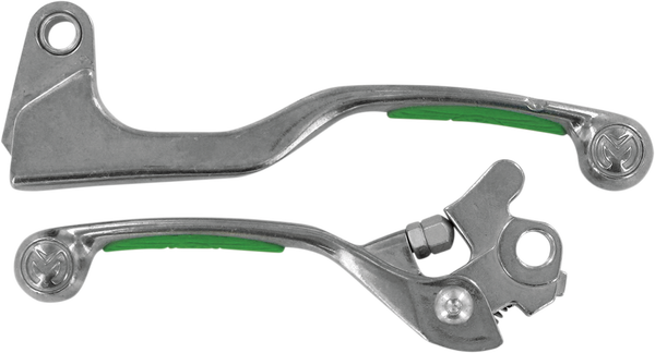 MOOSE RACING Competition Lever Green, Silver 