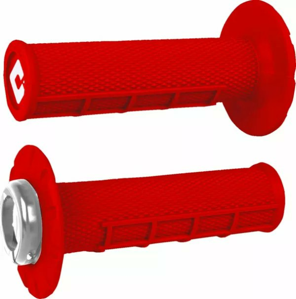 ODI Half-waffle V2.1 Lock-on Grip Red 