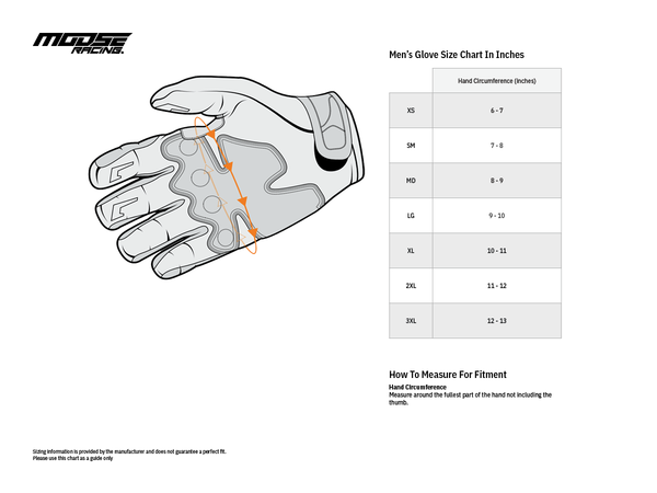 Manusi Moose Racing MX1™ Orange/Grey-2