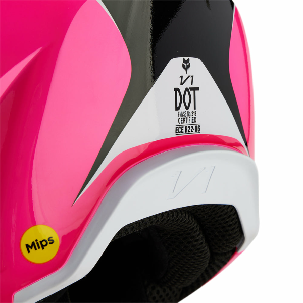 Casca Dama Fox V1 Nitro MIPS ECE22.06 Pink/Black-0