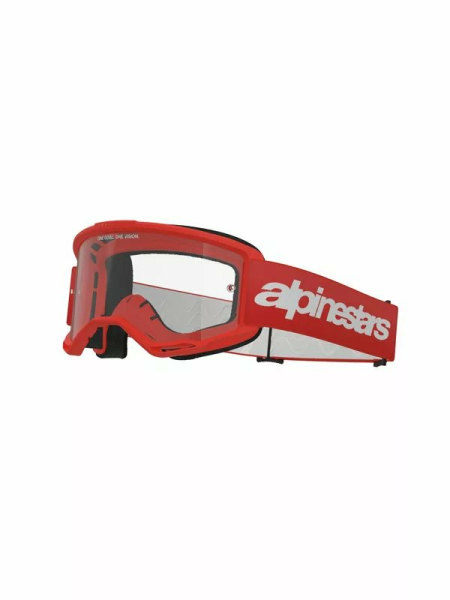 Alpinestars Vision 3 Wordmark Goggle Red -0