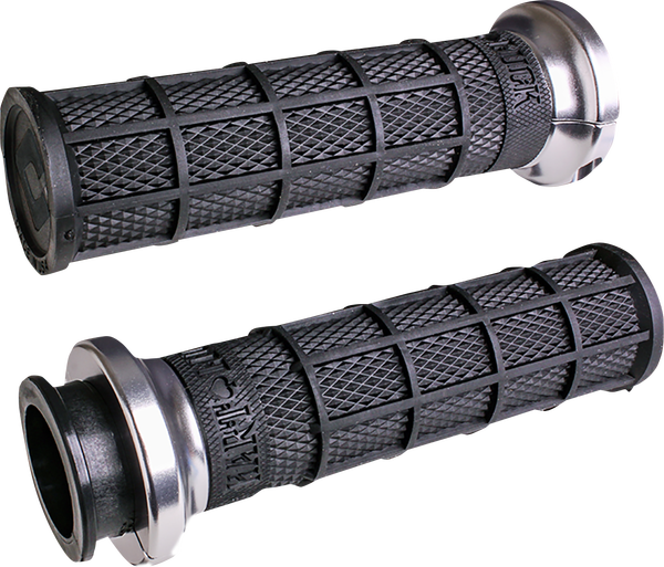 Indian Hart-luck Signature V-twin Lock-on Grips Black-0