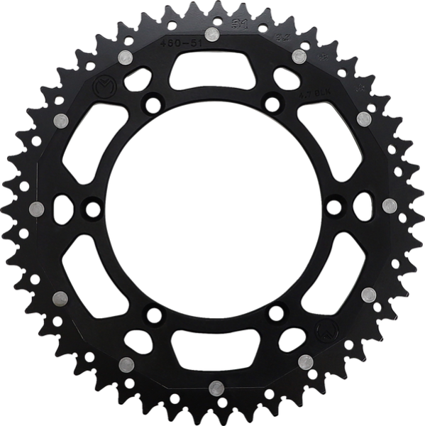 MOOSE RACING Dual Sprocket Black 