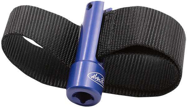 Oil Filter Strap Wrench V2 Black, Blue-0