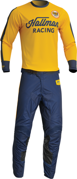 Tricou Thor Hallman Differ Roosted Navy/Yellow-7