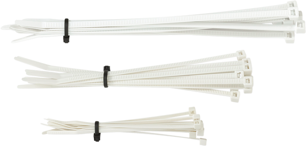 MOOSE RACING Cable Ties White 