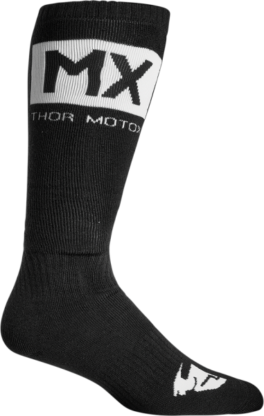 Șosete copii Thor MX Solid Black/White