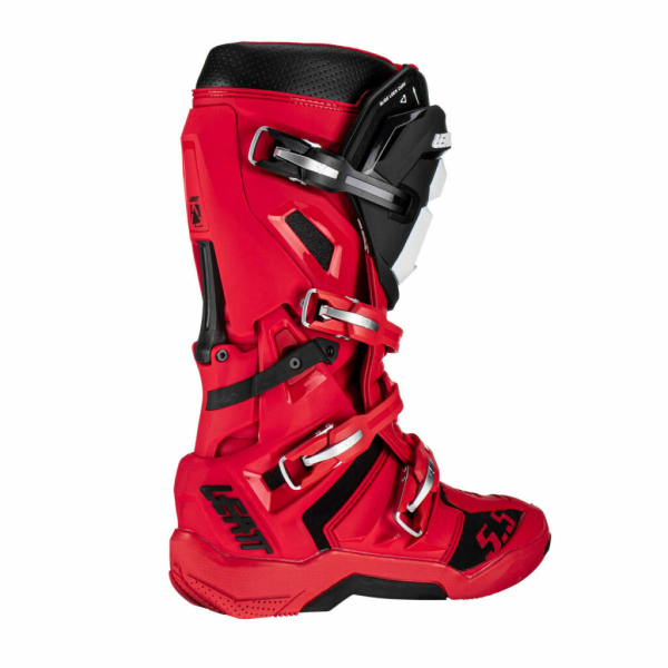 Cizme Leatt 5.5 Flexlock Red/Black-3