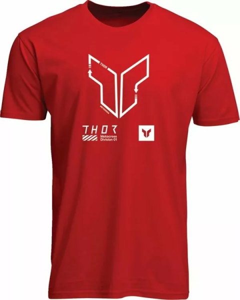 THOR Trax T-shirt Red -33f45d1f0b374db5094864f18a503a73.webp