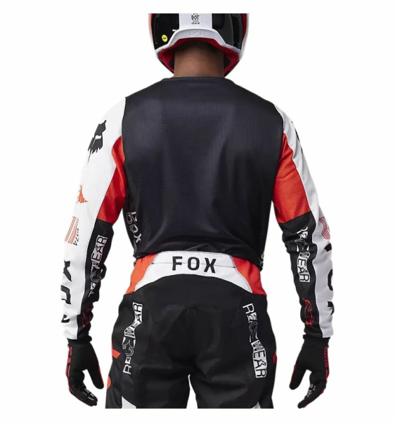 Tricou FOX 180 Race Spec Black/Red/White-1