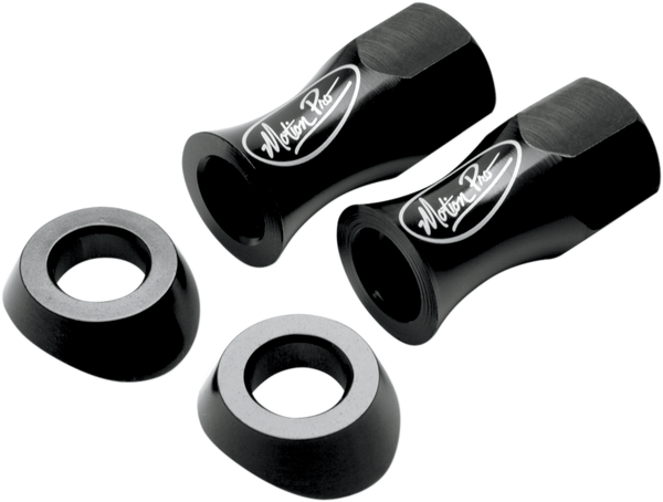 Extended Rim Lock Nuts Black, Gloss, White