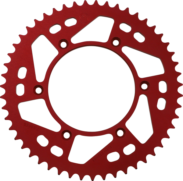 MOOSE RACING Rear Aluminum Sprocket Red -0