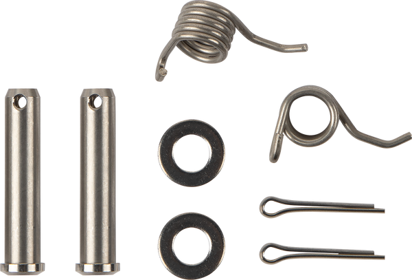 MOOSE RACING Footpeg Pin And Spring Silver -0