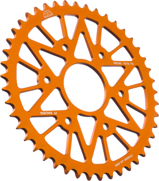 JT SPROCKETS Rear Sprocket Orange -0