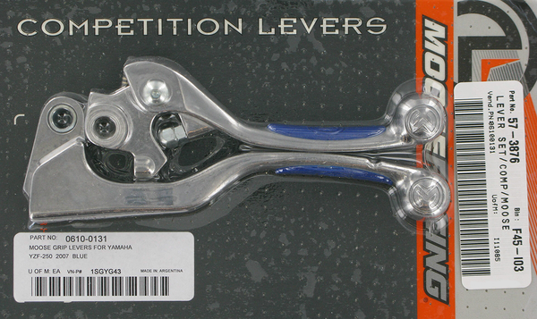 MOOSE RACING Competition Lever Blue, Silver -0