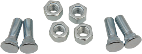 MOOSE RACING Wheel Stud-nut Kit Silver 