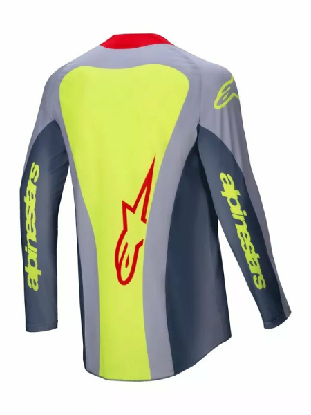 Alpinestars Techstar Melt Jersey Gray, Red -0