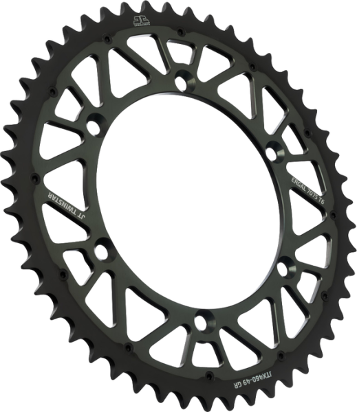 JT SPROCKETS Twinstar Rear Sprocket Graphite -0