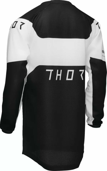 Tricou Enduro Copii Launchmode Storm Black/White-1