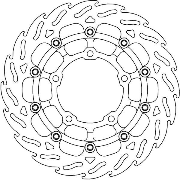 Flame Series Floating Rotor Black, Silver-38a1a8779c618ab5bbef6771302a43d3.webp