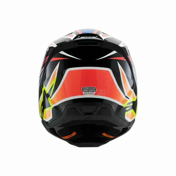 Alpinestars Youth S-m3 Wurx Helmet Black, Blue, Yellow -0