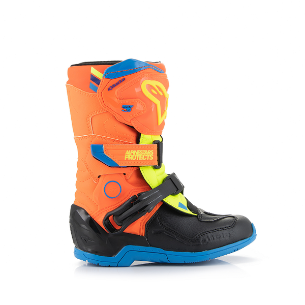 Cizme Copii Alpinestars Tech 3s Orange/Blue/Yellow-6