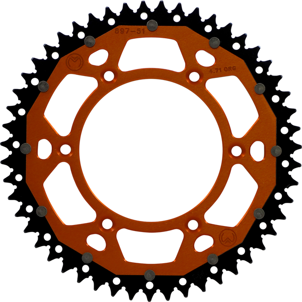 MOOSE RACING Dual Sprocket Orange 