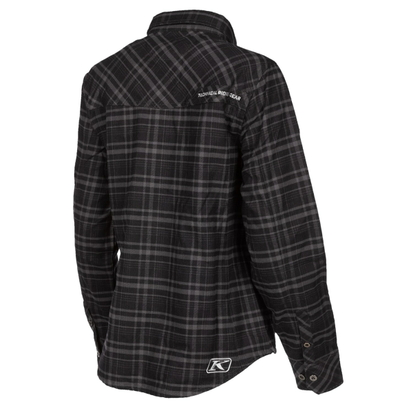 Camasa Dama Klim Upland Flannel Black - Asphalt-14