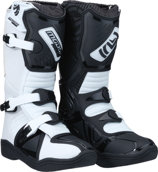 Cizme Copii Moose Racing S18C M1.3 Black/White-4