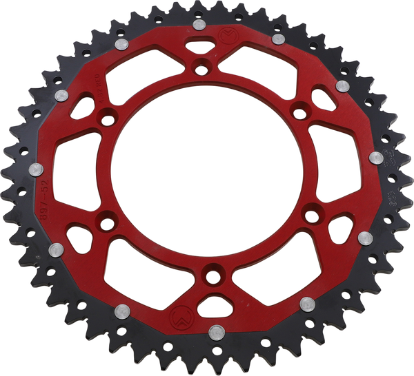 MOOSE RACING Dual Sprocket Red 