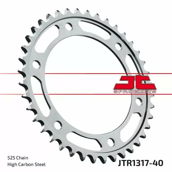 JT SPROCKETS Rear Sprocket Natural -0