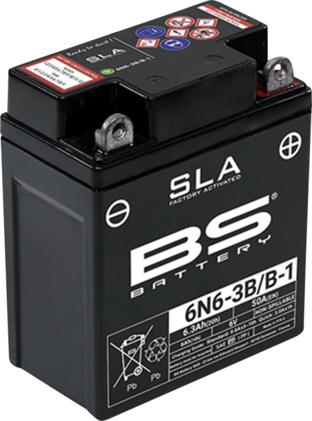 Sla Factory-activated Agm Maintenance-free Batteries Black