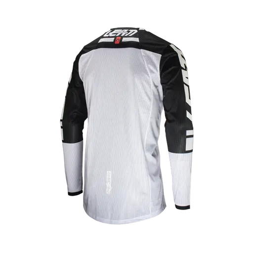 Tricou Leatt 4.5 X-Flow White/Black-0