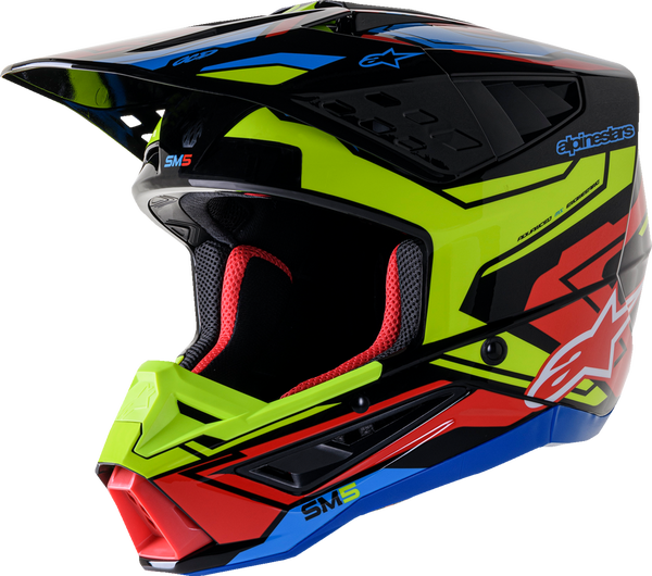 Casca Alpinestars Supertech M5 Action 2 Black/Yellow/Red-2