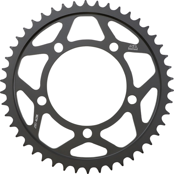 JT SPROCKETS Steel Rear Sprocket Black, Zinc Plated -1