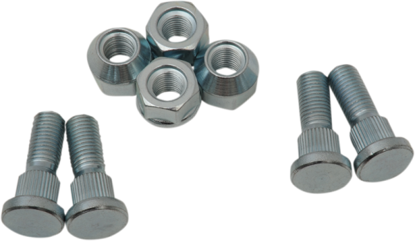 MOOSE RACING Wheel Stud-nut Kit Silver 