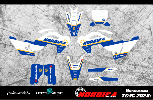 Kit stickere HUSQVARNA TC-FC 2023 Nordicamoto