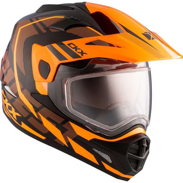 CKX Helmet QUEST RSV Moosek w electric visor Orange XS-2