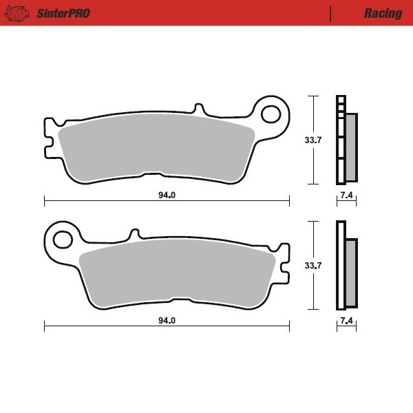 Supermoto Brake Pads