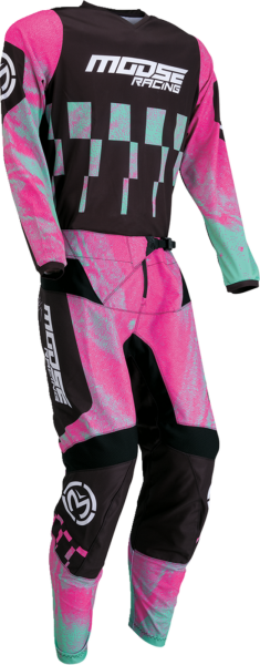 MOOSE RACING Qualifier Jersey Black, Pink -1