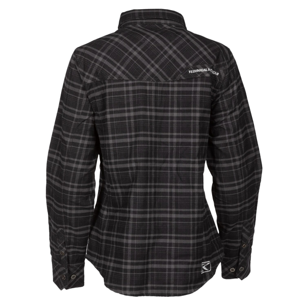 Camasa Dama Klim Upland Flannel Black - Asphalt-12