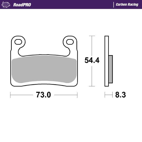 Roadpro Carbon Racing Brake Pads