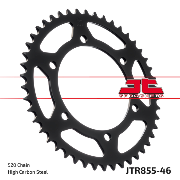 JT SPROCKETS Rear Sprocket Black -3c91403ed91b7a4ad278f49b80dd7553.webp