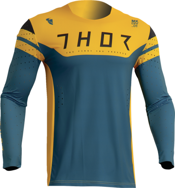 Tricou Thor Prime Rival Teal/Yellow-4