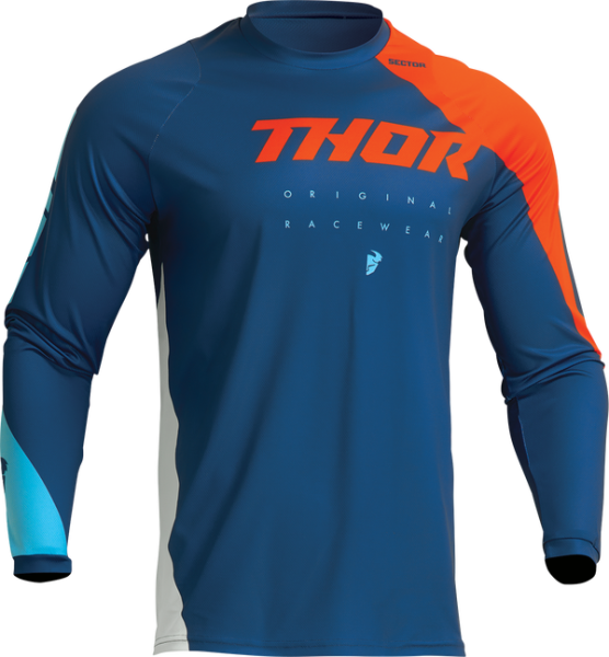 Tricou Thor Sector Edge Navy/Orange-1