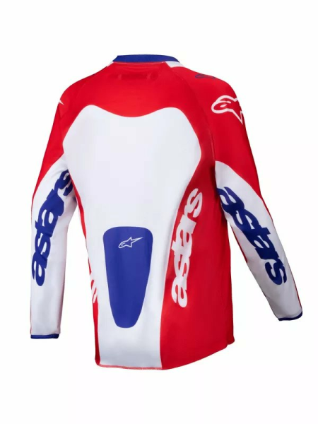 Alpinestars Youth Racer Veil Jersey Red, White -0