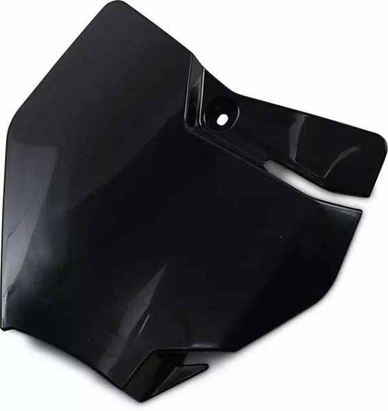 Replacement Front Number Plate Black-0