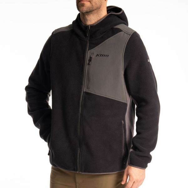 Hanorac Snowmobil Klim Teton Crest Fleece Black - Asphalt-21