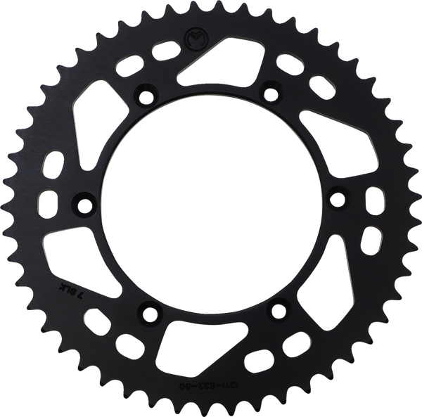 MOOSE RACING Rear Aluminum Sprocket Black 